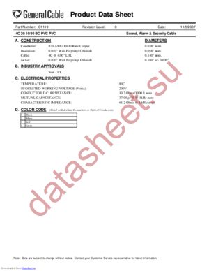 C1119 datasheet  