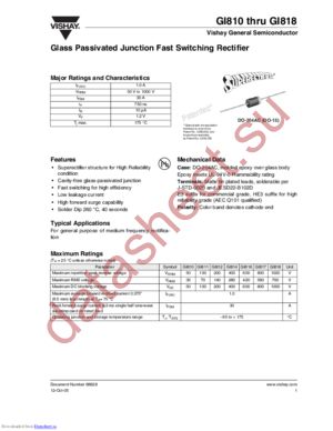 1N4937/100 datasheet  