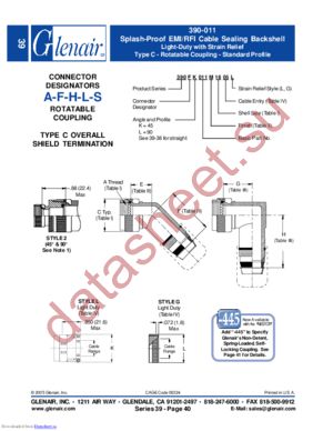 390AK011M32 datasheet  