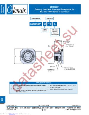 657HS081ZL19A datasheet  