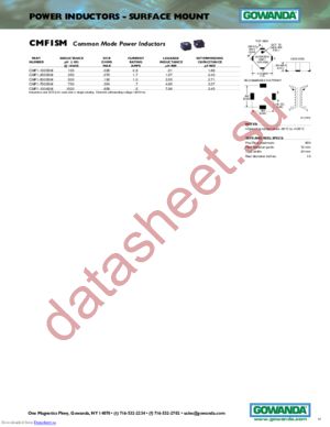 CMF1-1004SM datasheet  