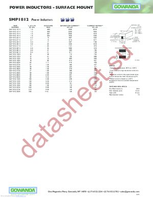 SMP1812 datasheet  