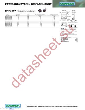 SMP2007-152M datasheet  