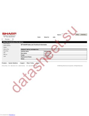 GP1A05HR datasheet  