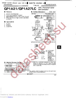 GP1A27LC datasheet  