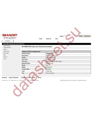 GP1FM55HTZ0F datasheet  