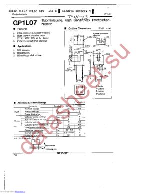 GP1L07 datasheet  