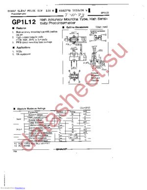 GP1L12 datasheet  