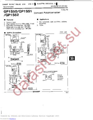 GP1S51 datasheet  