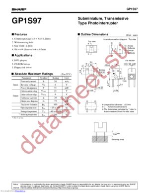 GP1S97 datasheet  