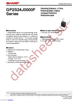 GP2S24CJ000F datasheet  