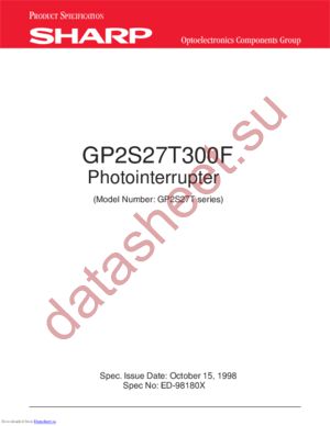 gp2s27t300f datasheet  