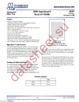 GS8342D08AE-300M datasheet  