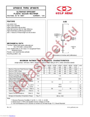 UF4007E datasheet  