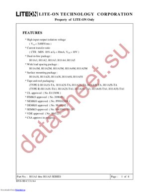 H11A5S-TA1 datasheet  