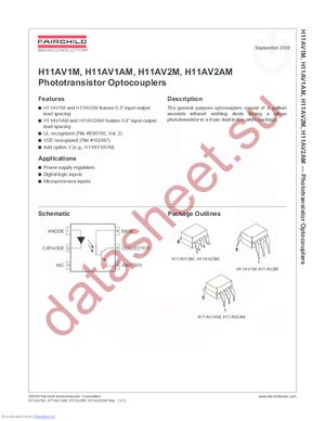 H11AV2AM_Q datasheet  