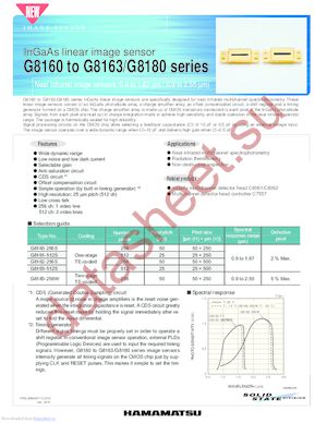 G8160-G8163G8180 datasheet  