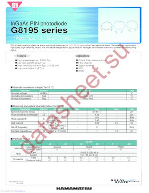 G8195-21 datasheet  