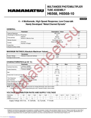 H6568 datasheet  