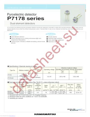 P7178 datasheet  