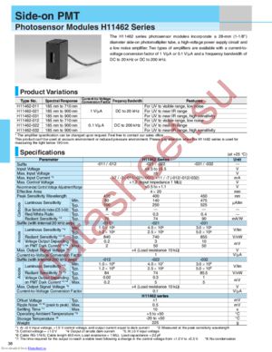 H11463-022 datasheet  