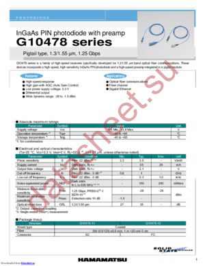 G10478-12 datasheet  