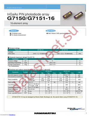 G7150-16 datasheet  