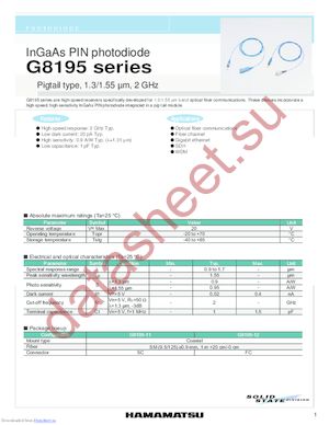 G8195-12 datasheet  