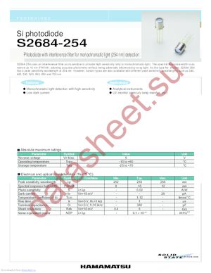 S2684-254 datasheet  