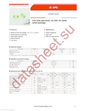 S10341-05 datasheet  