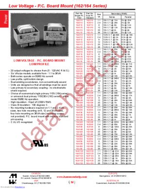 164F120 datasheet  