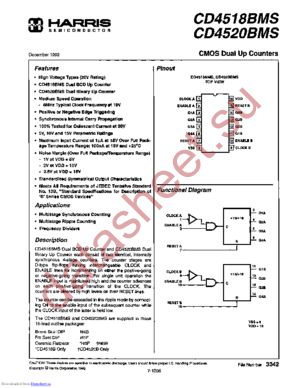 CD4518BKMSH datasheet  