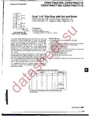 CD54AC112H datasheet  