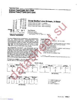 CD54AC244H datasheet  