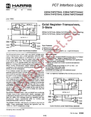 CD54FCT543EN datasheet  