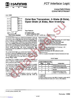 CD54FCT7623ATE datasheet  