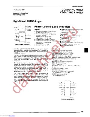 CD54HC4046AH/3 datasheet  