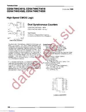 CD54HCT4520F/3 datasheet  