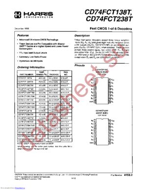 CD74FCT138TM datasheet  