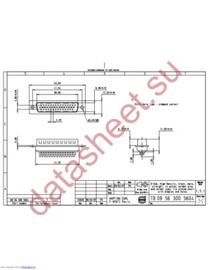 09563005604 datasheet  