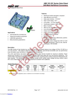 HBC25ZH-NT datasheet  