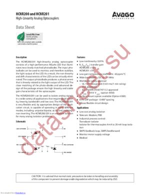 HCNR201-300E datasheet  