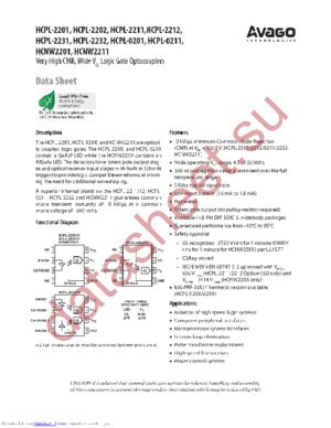 HCPL-2211#500 datasheet  