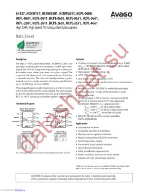 HCPL-2601-500E datasheet  