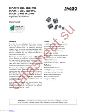 HCPL-090J-500 datasheet  