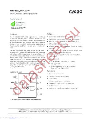 HCPL-0300#500 datasheet  