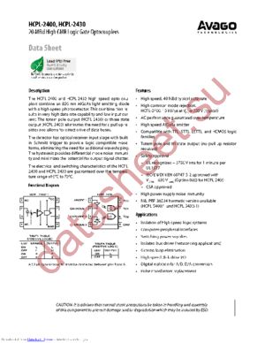 HCPL-2430-500E datasheet  