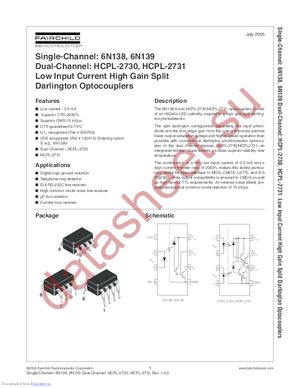 HCPL-2731S datasheet  