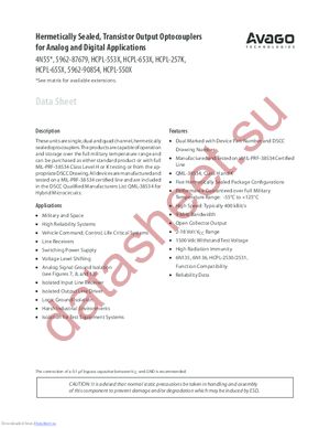 HCPL-257K#200 datasheet  