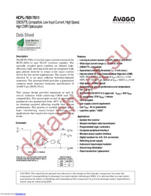 HCPL-7601-000E datasheet  